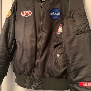 Bomber Green Jacket ( Army Style )